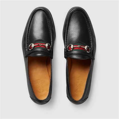 men's loafers gucci|Gucci men's loafer with horsebit.